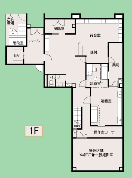 院内見取り図　1階